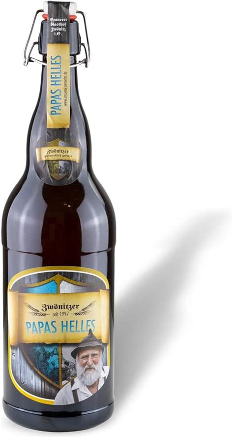 Brauerei Zw Nitz Papas Helles Helles Bier In Der Schicken Liter