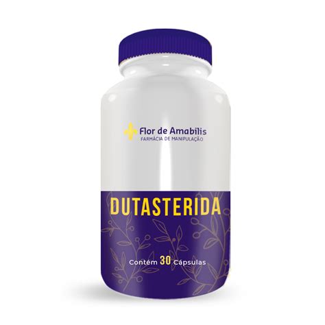 Dutasterida 0 5mg 30 cápsulas Farmácia de Manipulação Flor de Amabilis