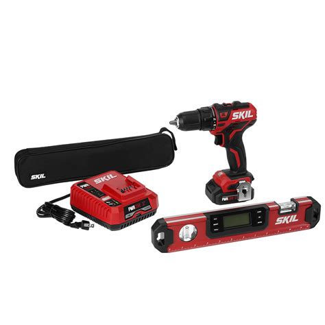 Pwr Core 12™ Brushless 12v 12 In Drill Driver And 12 In Digital Level Kit With Pwr Jump™ Charger