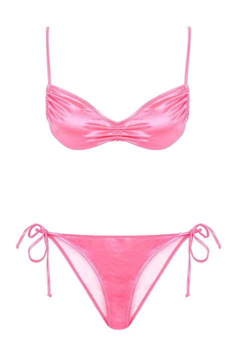 Aquella Saten Pembe B Zg L B Stiyer Bikini Tak M Fiyat Yorumlar