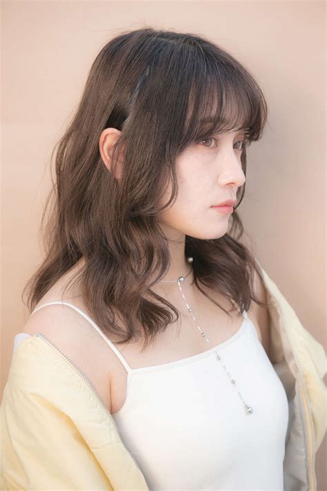 くしゃウェーブミディandシアーモーヴカラー ｜ ヘアカタログ ｜ Violet バイオレット 青山・表参道・銀座・横浜・名古屋栄の美容室