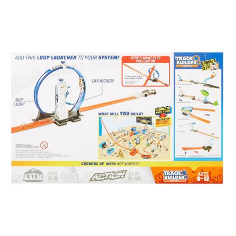 Hot Wheels Track Builder Loop Launcher Playset | Hot wheels track ...