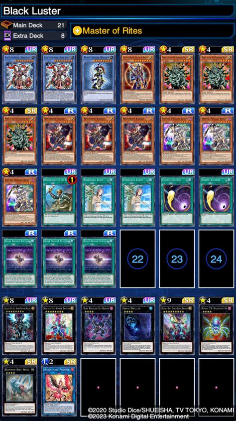 Yugioh Black Luster Soldier Deck