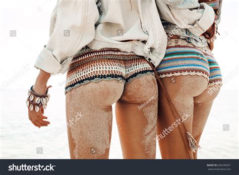 Sexy Buttocks Bikini On Sea Background Stock Photo 636296027 Shutterstock