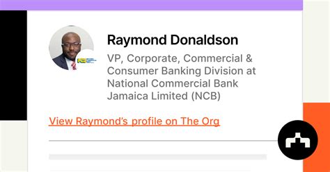 Raymond Donaldson Vp Corporate Commercial And Consumer Banking