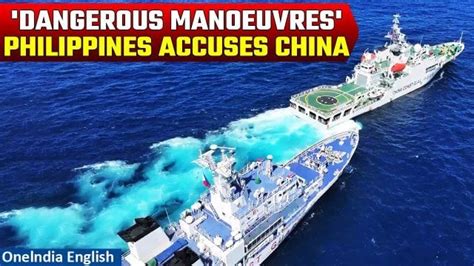 Philippines Accuses China Of Dangerous Manoeuvres Near Scarborough