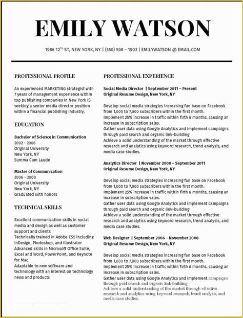 Free Ai Resume Templates Of 10 Best Free Resume Cv Templates In Ai ...