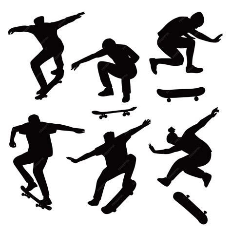 Skateboard Silhouette Vector