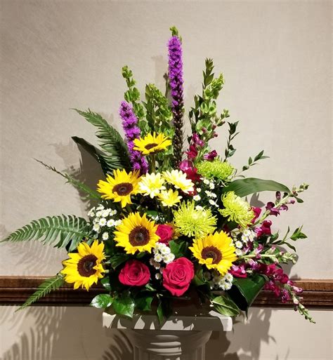 Wishing You Sunshine Flower Arrangements Glueckert Funeral Home