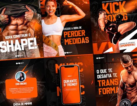 Fitness Social Media Design Inspiration Social Media Ideas Design