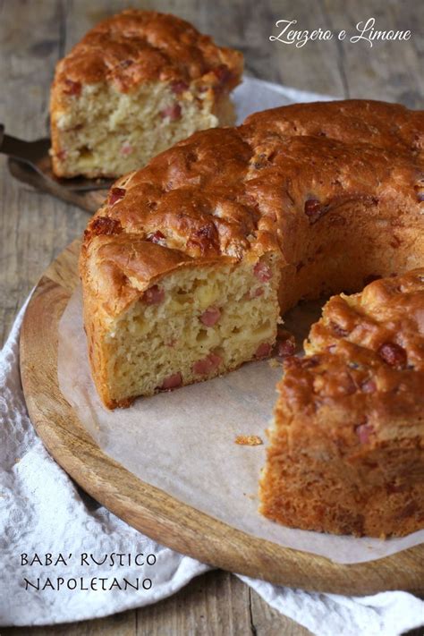 Babà rustico napoletano Zenzero e Limone Ricette Ricette di cucina