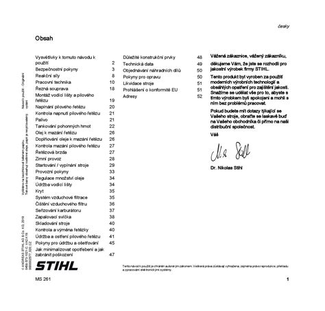 U Ivatelsk Manu L Stihl Ms Rollomatic E Zbozi Cz