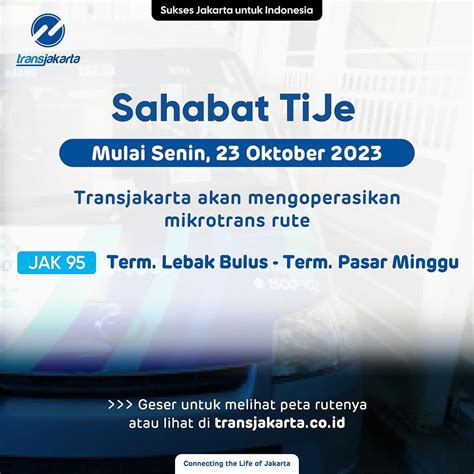 Rute Mikrotrans Jak Lebak Bulus Pasar Minggu