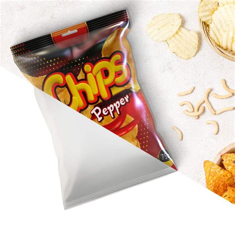 20 Creative Chips Bag Mockup PSD Templates Mockup Den