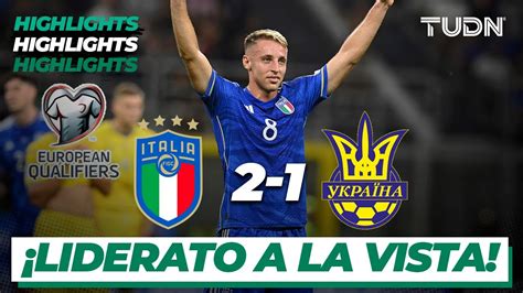 Italia Ucrania Highlights Uefa Qualifiers Tudn Youtube