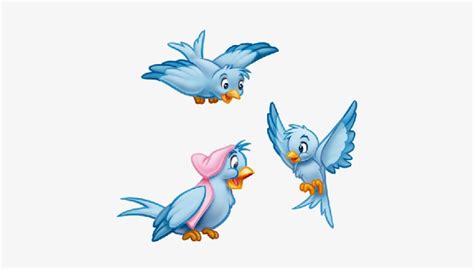 Cinderella Mouse Png Picture Stock Cinderella Birds 439x394 Png