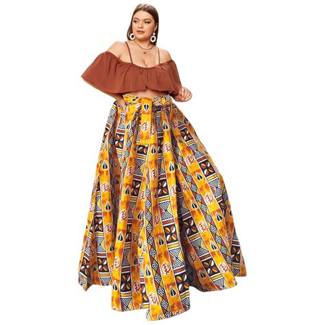 African Print Maxi Skirt With Pockets And Headwrap Alkebulan Lifestyle