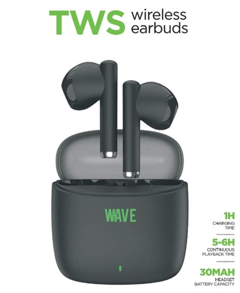 Wave Wa 82 Tws Wireless Earbuds Musta Digipalvelu Aura