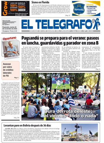 Edición 29 11 2022 Diario El Telégrafo