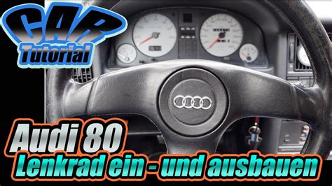 AUDI 80 B4 LENKRAD LENKSTOCKSCHALTER AUSBAUEN TUTORIAL 41 OFF