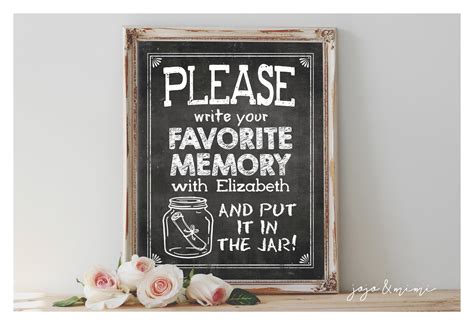 Personalized Please Write Your Favorite Memory With Name