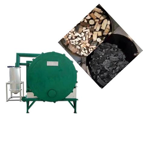 Charcoal Biomass Carbonization Equipment Small Wood Sawdust Charcoal