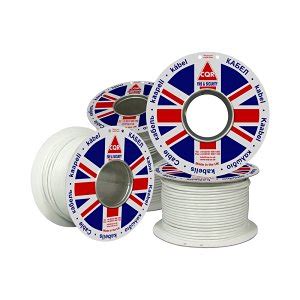 Cqr Cab M Type Pvc Unscreened Core Professional Cable Reel White