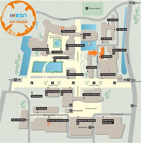 Erasmus Campus Map