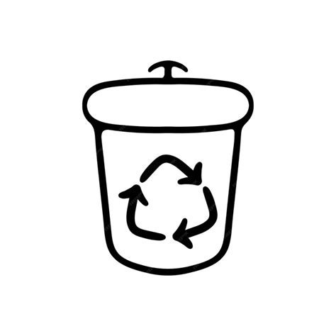 Premium Vector Recycling Line Icon Waste Management Symbols