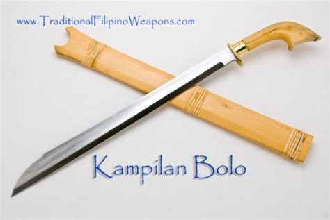 Kampilan Bolo Traditional Filipino Weapons TFW