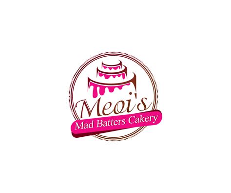 Playful Feminine Bakery Logo Design For Meoi S Mad Batters Cakery By