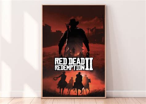 Red Dead Redemption Poster Red Dead Redemption 2 Poster Arthur Morgan Poster Red Dead Redemption