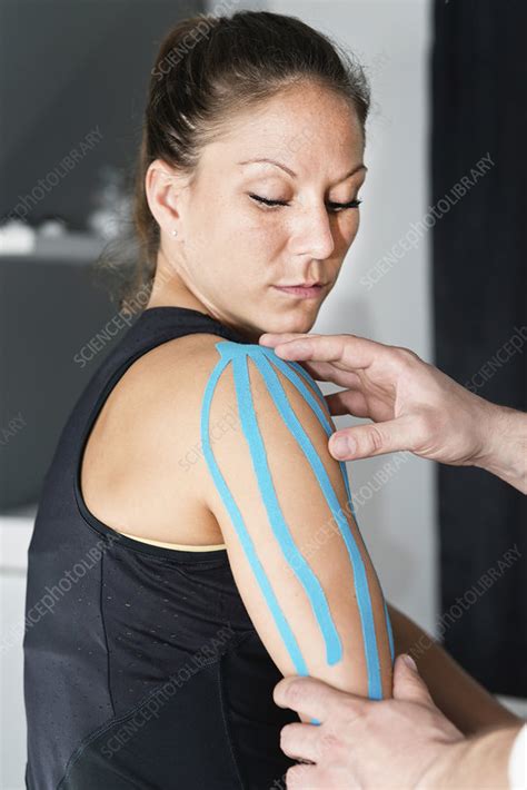 Kinesio Tape Application Stock Image F024 5337 Science Photo Library