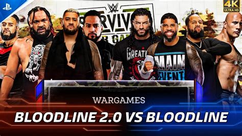 FULL MATCH BLOODLINE Vs BLOODLINE 2 0 WARGAMES MATCH BLOODLINE