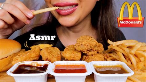 Asmr Mcdonalds Filet O Fish Chicken Nuggets Fries Fried Chicken