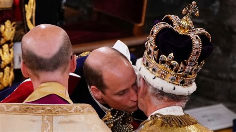 King Charles III's emotional coronation - Heartwarming father-son ...