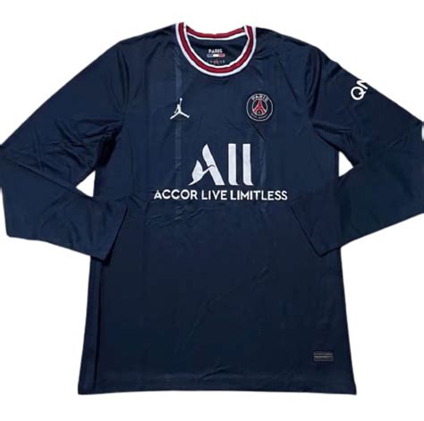 Maillot Psg Domicile Ml Maillots De Foot Et Nba Sur