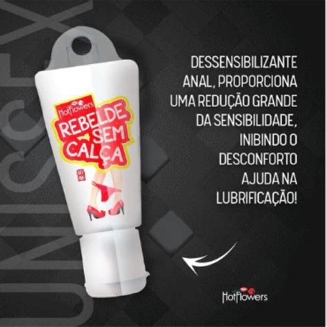 REBELDE SEM CALÇA DESSENSIBILIZANTE ANAL 15G LINHA BRASILEIRINHOS HOT