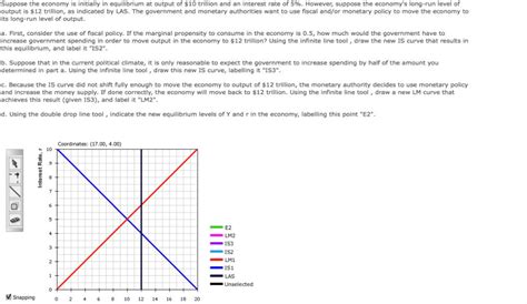 Solved Suppose The Economy Is Initially In Equilibrium At