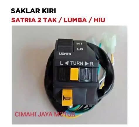 Saklar Kiri Satria Tak Lumba Hiu Holder Tombol Set Assy Lampu