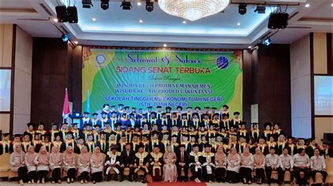 SIDANG SENAT TERBUKA WISUDA KE II SARJANA S1 MANAJEMEN WISUDA KE XIV