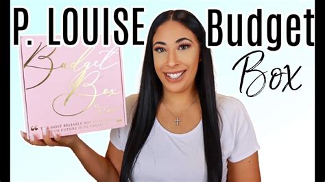 P LOUISE MAY BUDGET BOX UNBOXING SWATCHES JENIFER LARSON YouTube