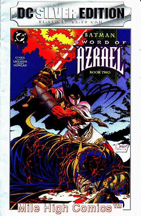 Dc Silver Edition Batman Sword Of Azrael Very Good Comics Book