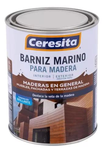 Barniz Marino Ceresita 1 4 Galón Madera Interior Exterior Cuotas sin