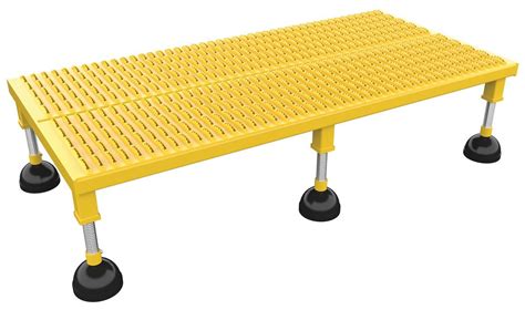 Mobile Adjustable Height One Step Work Platform Platforms And Ladders