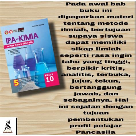 Jual Buku Ipa Kimia Sma Ma Kelas X Kurikulum Merdeka Shopee Indonesia