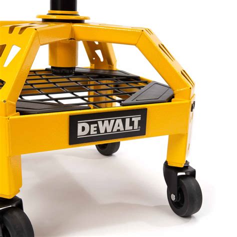 Dewalt Adjustable Shop Stool With Casters Shelving And Brackets Mitre 10™