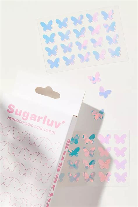 Sugarluv Hydrocolloid Acne Patch Holographic Butterflies Anthropologie