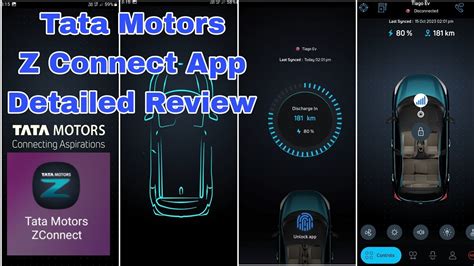 Tata Motors Zconnect App Malayalam Review Tatamotors Ev Tiagoev