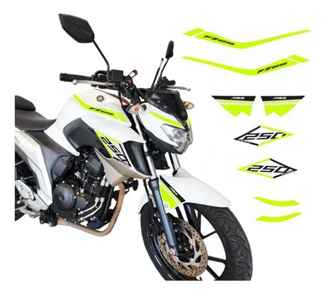 Adesivo Vinil Kit Faixa Grafismo M14 Moto Fz25 Fazer250 MercadoLivre